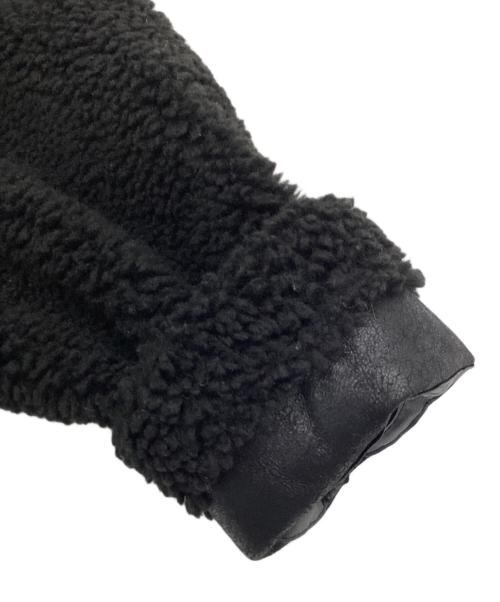 journal standard L'essage（ジャーナルスタンダード レサージュ）journal standard L'essage (ジャーナルスタンダード レサージュ) ボアアビエータージャケット ブラック サイズ:記載なしの古着・服飾アイテム