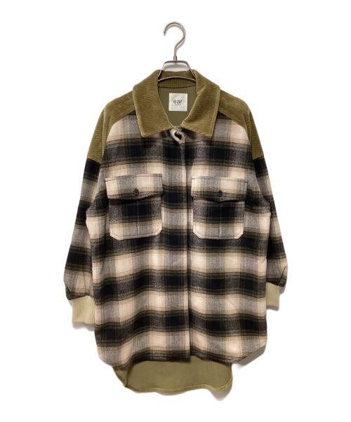 EAR（イア）EAR (イア) ジャケット オリーブ×ベージュ サイズ:Fの古着・服飾アイテム