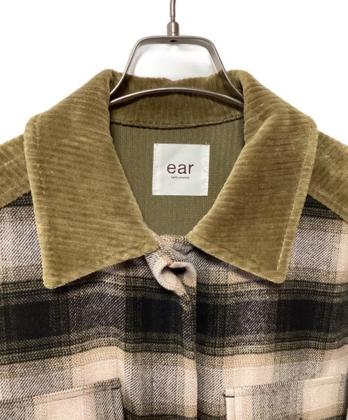 EAR（イア）EAR (イア) ジャケット オリーブ×ベージュ サイズ:Fの古着・服飾アイテム