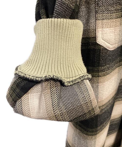 EAR（イア）EAR (イア) ジャケット オリーブ×ベージュ サイズ:Fの古着・服飾アイテム