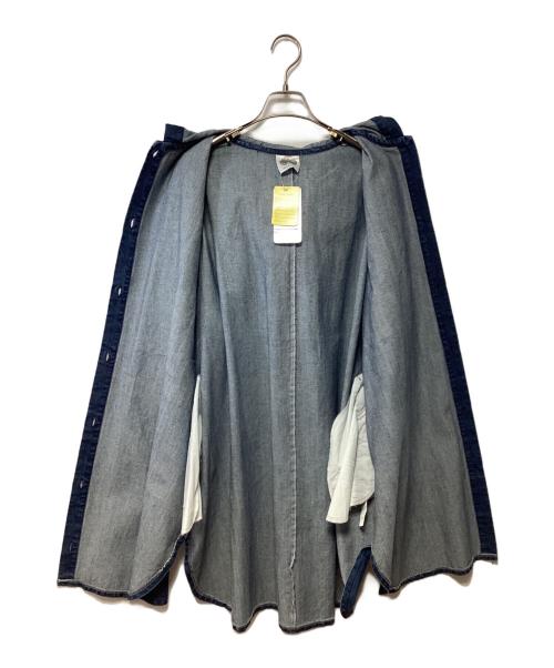 SCOLAR（スカラ）SCOLAR (スカラ) グラフィック柄デニムコート ネイビー サイズ:M 未使用品の古着・服飾アイテム