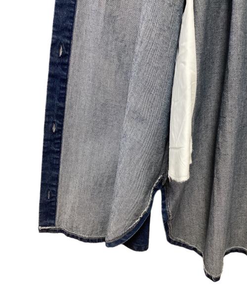 SCOLAR（スカラ）SCOLAR (スカラ) グラフィック柄デニムコート ネイビー サイズ:M 未使用品の古着・服飾アイテム