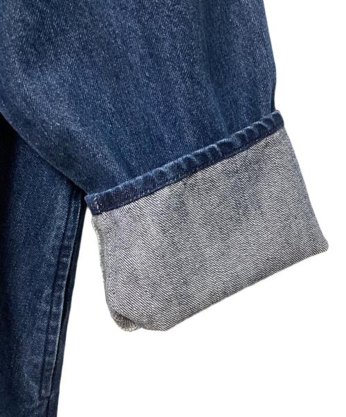 SCOLAR（スカラ）SCOLAR (スカラ) グラフィック柄デニムコート ネイビー サイズ:M 未使用品の古着・服飾アイテム