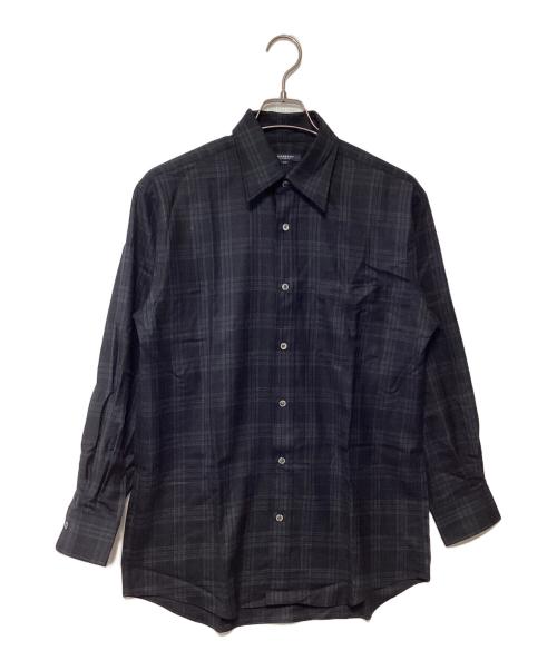 BURBERRY LONDON（バーバリーロンドン）BURBERRY LONDON (バーバリーロンドン) 長袖シャツ ネイビー サイズ:Mの古着・服飾アイテム