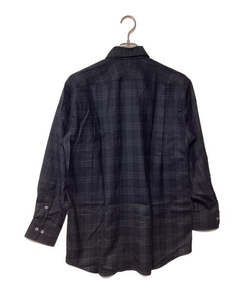 BURBERRY LONDON（バーバリーロンドン）BURBERRY LONDON (バーバリーロンドン) 長袖シャツ ネイビー サイズ:Mの古着・服飾アイテム