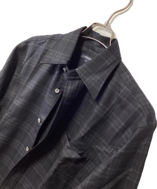 BURBERRY LONDON（バーバリーロンドン）BURBERRY LONDON (バーバリーロンドン) 長袖シャツ ネイビー サイズ:Mの古着・服飾アイテム