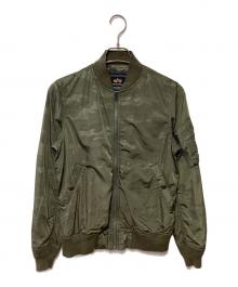 ALPHA（アルファ）の古着「MA-1ジャケット」｜カーキ