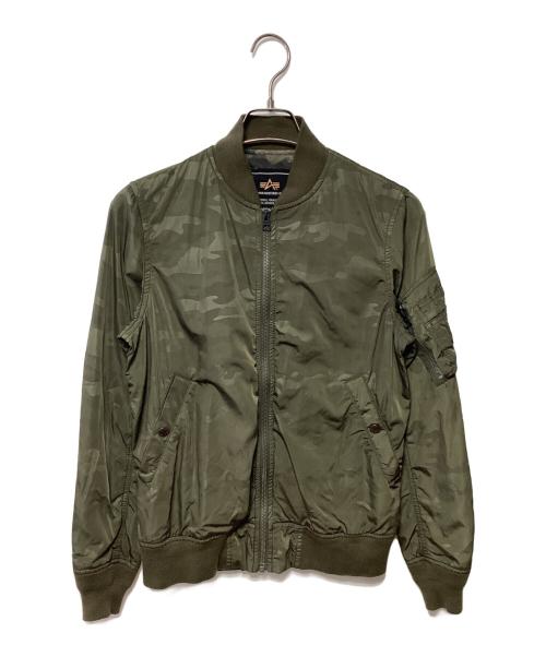 ALPHA（アルファ）ALPHA (アルファ) MA-1ジャケット カーキ サイズ:SMALLの古着・服飾アイテム