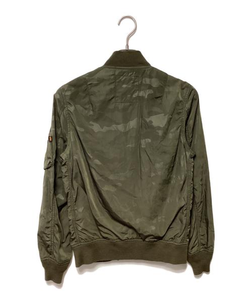 ALPHA（アルファ）ALPHA (アルファ) MA-1ジャケット カーキ サイズ:SMALLの古着・服飾アイテム