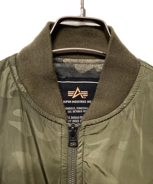 ALPHA（アルファ）ALPHA (アルファ) MA-1ジャケット カーキ サイズ:SMALLの古着・服飾アイテム