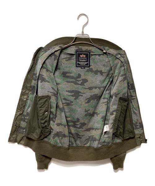 ALPHA（アルファ）ALPHA (アルファ) MA-1ジャケット カーキ サイズ:SMALLの古着・服飾アイテム