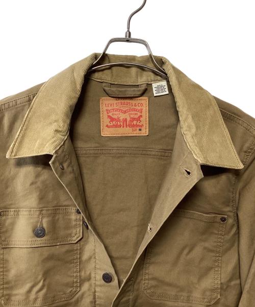 LEVI'S（リーバイス）LEVI'S (リーバイス) STOCK TRUCKER JACKET ライトブラウン サイズ:Mの古着・服飾アイテム