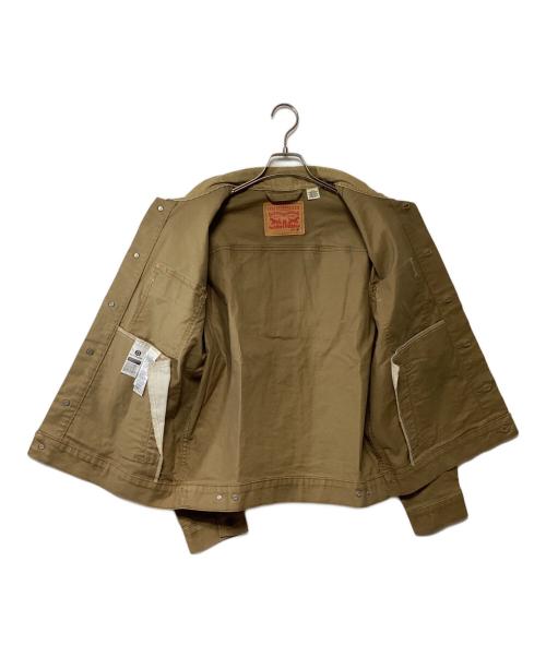 LEVI'S（リーバイス）LEVI'S (リーバイス) STOCK TRUCKER JACKET ライトブラウン サイズ:Mの古着・服飾アイテム