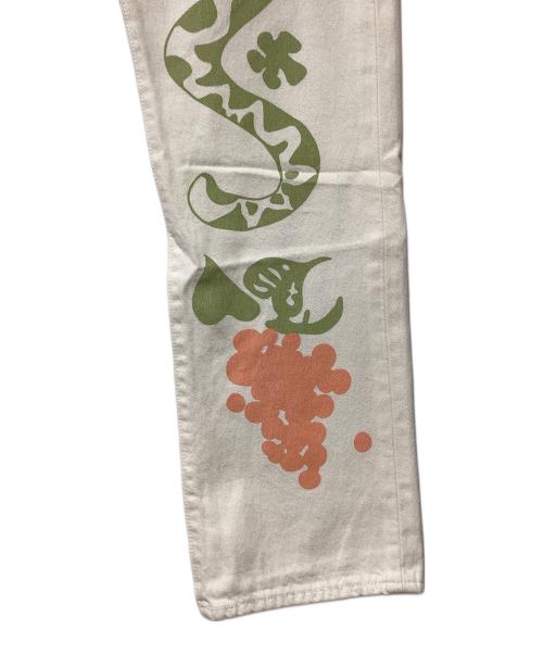 LEVI'S（リーバイス）LEVI'S (リーバイス) DAY ORIGINAL FIT WHITE PATTERN ホワイト サイズ:W32 L30の古着・服飾アイテム