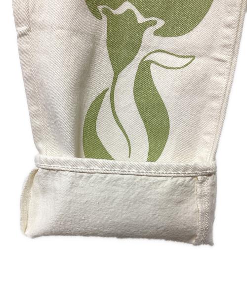 LEVI'S（リーバイス）LEVI'S (リーバイス) DAY ORIGINAL FIT WHITE PATTERN ホワイト サイズ:W32 L30の古着・服飾アイテム