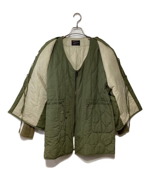 KASTANE（カスタネ）KASTANE (カスタネ) マルチウェイベスト付ミリタリーコート グリーン サイズ:Fの古着・服飾アイテム