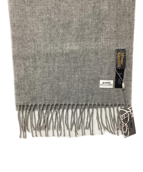 Vivienne Westwood（ヴィヴィアンウエストウッド）Vivienne Westwood (ヴィヴィアンウエストウッド) マフラー グレー 未使用品の古着・服飾アイテム