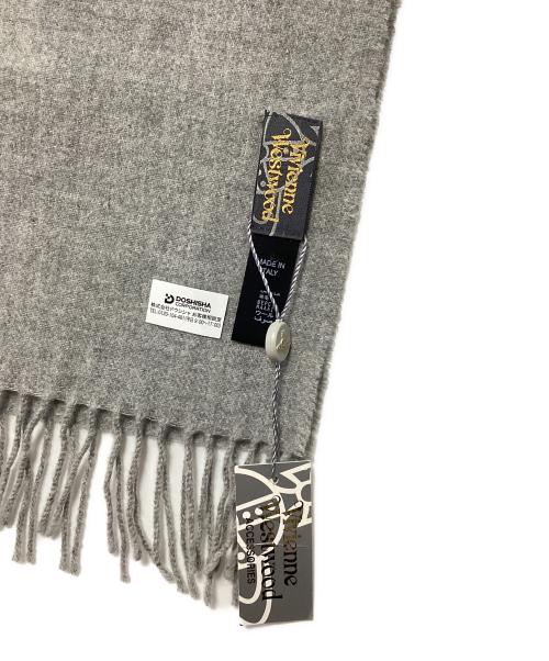 Vivienne Westwood（ヴィヴィアンウエストウッド）Vivienne Westwood (ヴィヴィアンウエストウッド) マフラー グレー 未使用品の古着・服飾アイテム