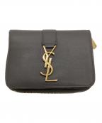 Saint Laurent Parisサンローランパリ）の古着「コンパクトウォレット」｜グレー
