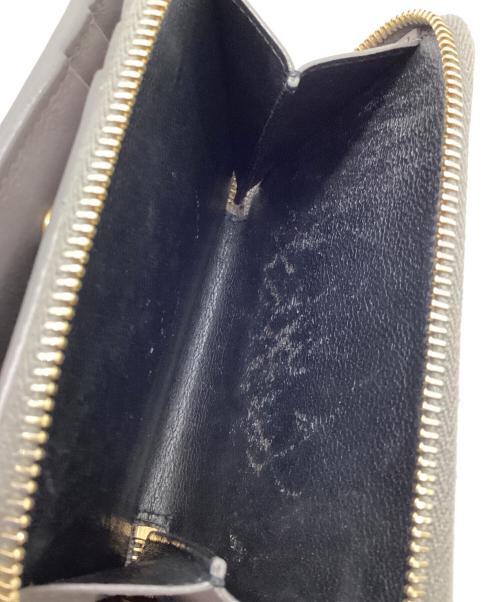 Saint Laurent Paris（サンローランパリ）Saint Laurent Paris (サンローランパリ) コンパクトウォレット グレーの古着・服飾アイテム