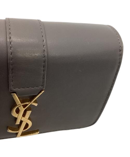 Saint Laurent Paris（サンローランパリ）Saint Laurent Paris (サンローランパリ) コンパクトウォレット グレーの古着・服飾アイテム