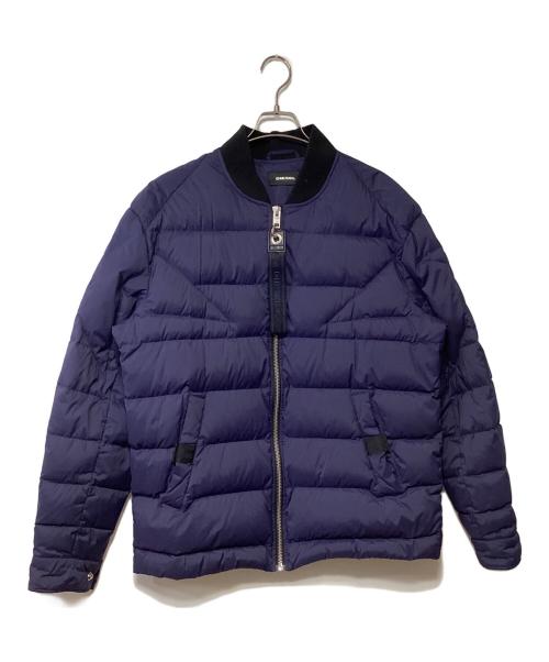 DIESEL（ディーゼル）DIESEL (ディーゼル) ダウンジャケット ネイビー サイズ:XLの古着・服飾アイテム