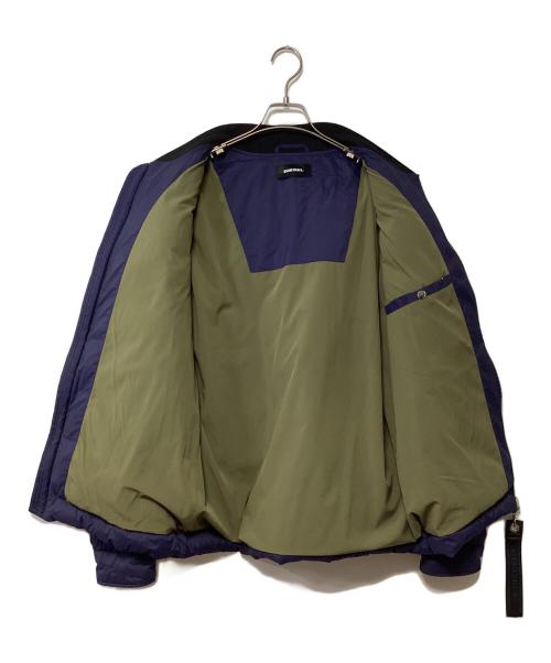 DIESEL（ディーゼル）DIESEL (ディーゼル) ダウンジャケット ネイビー サイズ:XLの古着・服飾アイテム