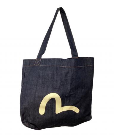 ☆レア・未使用級☆ EVISU エヴィス デニムトートバッグ ロゴデザイン PALACE EVISU ロゴプリント デニムトートバッグ