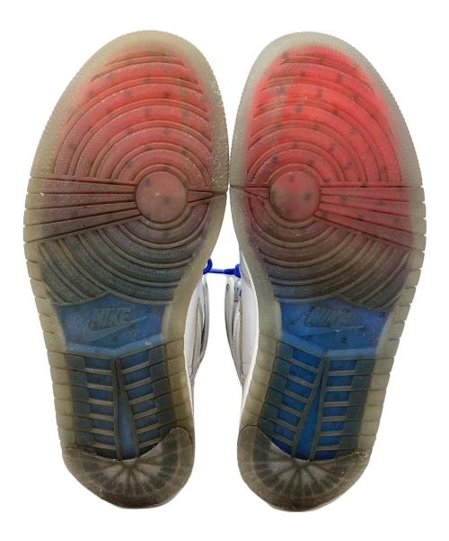 NIKE（ナイキ）NIKE (ナイキ) ZOOM AIR ホワイト×グレー サイズ:27の古着・服飾アイテム