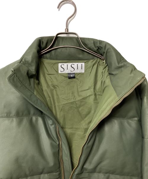 sisii（シシ）sisii (シシ) ダウンジャケット グリーン サイズ:Mの古着・服飾アイテム