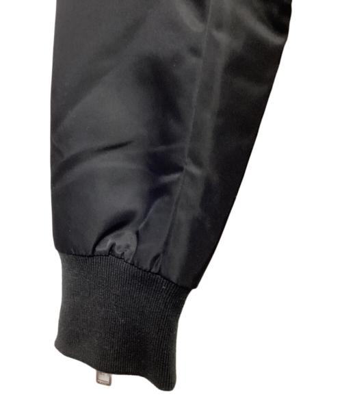 DIESEL（ディーゼル）DIESEL (ディーゼル) デニム切替MA-1ジャケット ブラック×ブルー サイズ:Sの古着・服飾アイテム