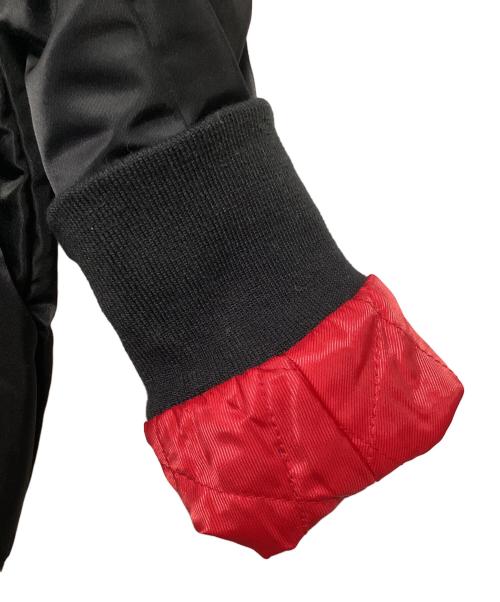 DIESEL（ディーゼル）DIESEL (ディーゼル) デニム切替MA-1ジャケット ブラック×ブルー サイズ:Sの古着・服飾アイテム