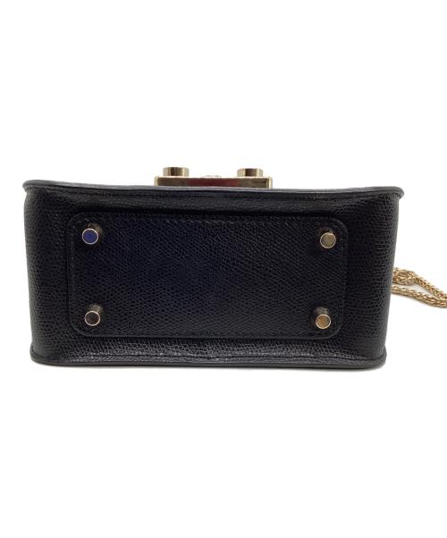 FURLA（フルラ）FURLA (フルラ) チェーンショルダーバッグ ブラックの古着・服飾アイテム