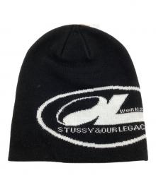 stussy（ステューシー）の古着「ニット帽」｜ブラック