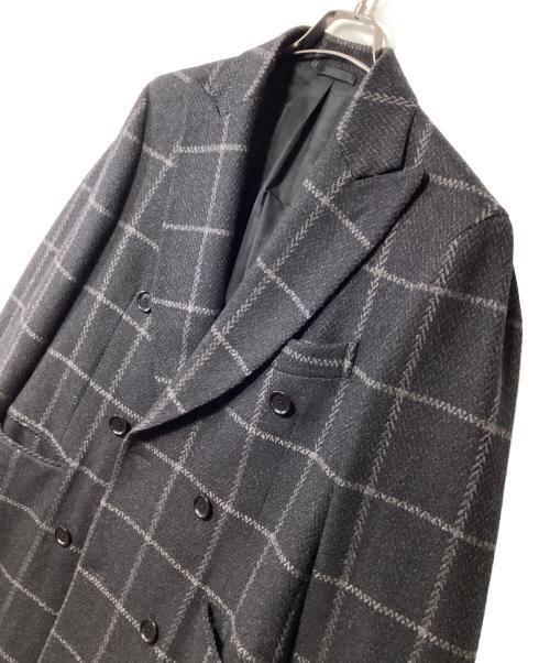 De Petrillo×ISETAN MEN'S×B.R.ONLINE（デ ペトリロ×イセタンメンズ×ビー・アール・オンライン）De Petrillo×ISETAN MEN'S×B.R.ONLINE (デ ペトリロ×イセタンメンズ×ビー・アール・オンライン) 別注チェスターコート グレー サイズ:50の古着・服飾アイテム