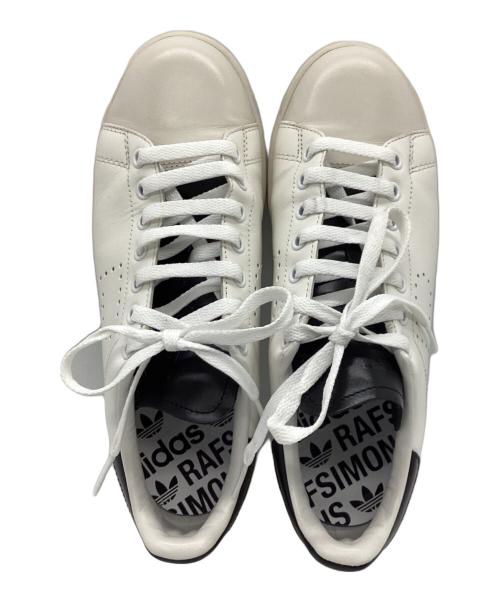 adidas×RAF SIMONS（アディダス×ラフシモンズ）adidas×RAF SIMONS (アディダス×ラフシモンズ) ローカットスニーカー ホワイト×ブラック サイズ:JP255の古着・服飾アイテム