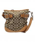 COACHコーチ）の古着「ショルダーバッグ」｜ベージュ