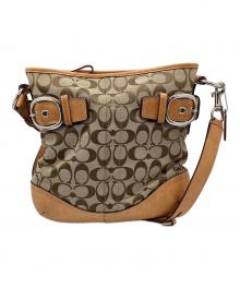 COACH（コーチ）の古着「ショルダーバッグ」｜ベージュ