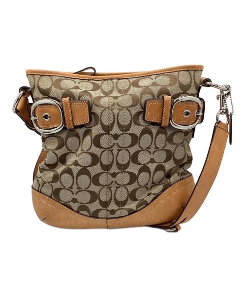 COACH（コーチ）COACH (コーチ) ショルダーバッグ ベージュの古着・服飾アイテム