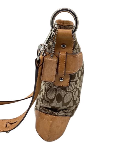 COACH（コーチ）COACH (コーチ) ショルダーバッグ ベージュの古着・服飾アイテム