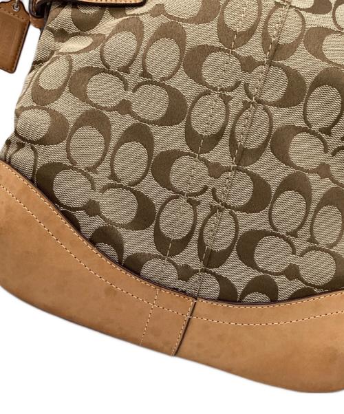 COACH（コーチ）COACH (コーチ) ショルダーバッグ ベージュの古着・服飾アイテム