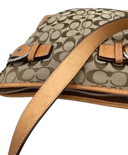 COACH（コーチ）COACH (コーチ) ショルダーバッグ ベージュの古着・服飾アイテム