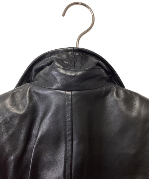 Adam et Rope（アダム エ ロペ）Adam et Rope (アダム エ ロペ) ダブルライダースジャケット ブラック サイズ:36の古着・服飾アイテム