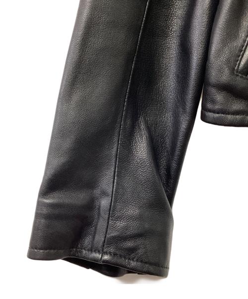 Adam et Rope（アダム エ ロペ）Adam et Rope (アダム エ ロペ) ダブルライダースジャケット ブラック サイズ:36の古着・服飾アイテム