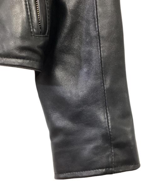 Adam et Rope（アダム エ ロペ）Adam et Rope (アダム エ ロペ) ダブルライダースジャケット ブラック サイズ:36の古着・服飾アイテム