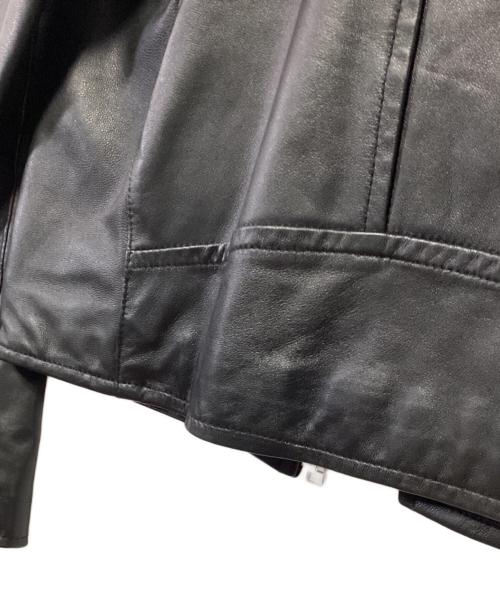 Adam et Rope（アダム エ ロペ）Adam et Rope (アダム エ ロペ) ダブルライダースジャケット ブラック サイズ:36の古着・服飾アイテム