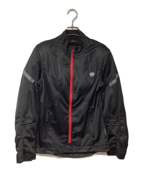 komine（コミネ）komine (コミネ) ライディングジャケット ブラック×レッド サイズ:JP WLの古着・服飾アイテム