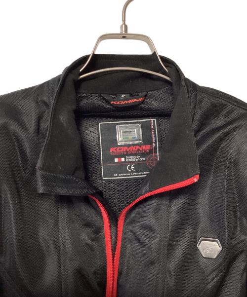 komine（コミネ）komine (コミネ) ライディングジャケット ブラック×レッド サイズ:JP WLの古着・服飾アイテム