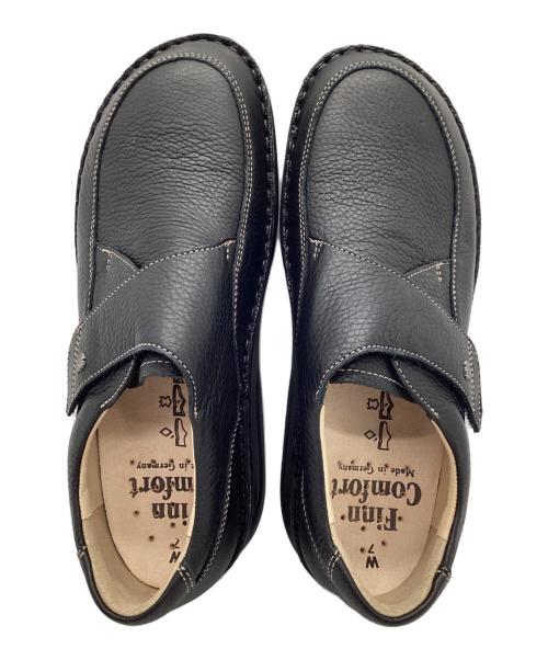 Finn Comfort（フィンコンフォート）Finn Comfort (フィンコンフォート) ウォーキングシューズ ブラック サイズ:7の古着・服飾アイテム