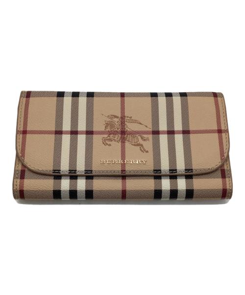 BURBERRY（バーバリー）BURBERRY (バーバリー) 長財布 ベージュの古着・服飾アイテム